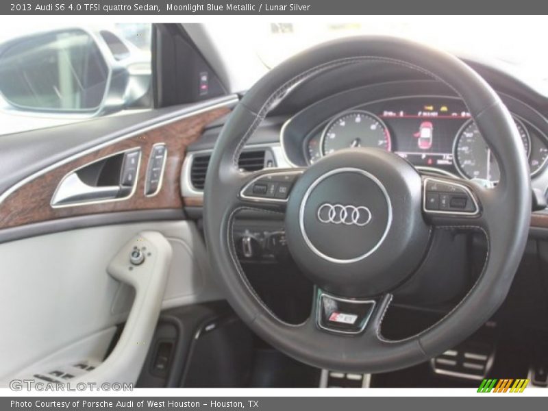 Moonlight Blue Metallic / Lunar Silver 2013 Audi S6 4.0 TFSI quattro Sedan