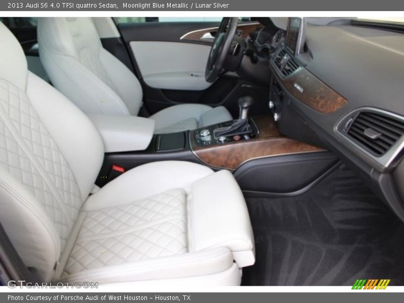 Moonlight Blue Metallic / Lunar Silver 2013 Audi S6 4.0 TFSI quattro Sedan