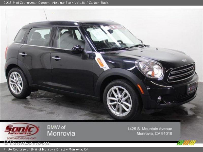 Absolute Black Metallic / Carbon Black 2015 Mini Countryman Cooper