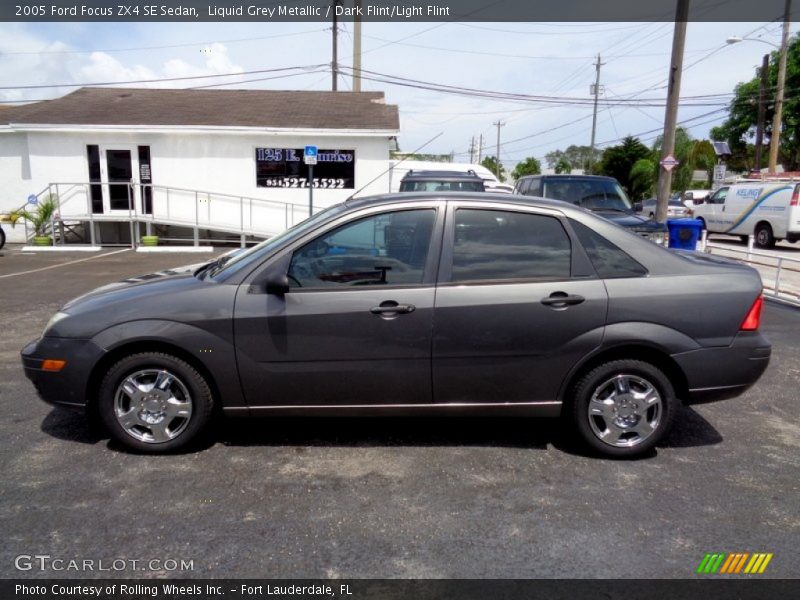 Liquid Grey Metallic / Dark Flint/Light Flint 2005 Ford Focus ZX4 SE Sedan