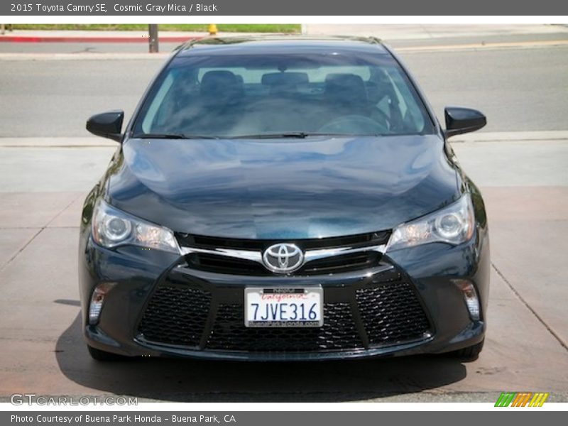 Cosmic Gray Mica / Black 2015 Toyota Camry SE