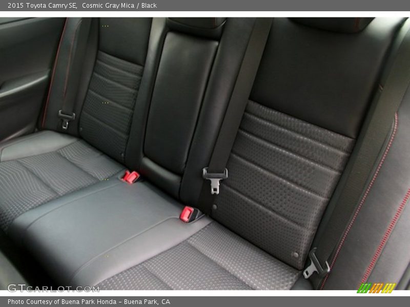 Rear Seat of 2015 Camry SE