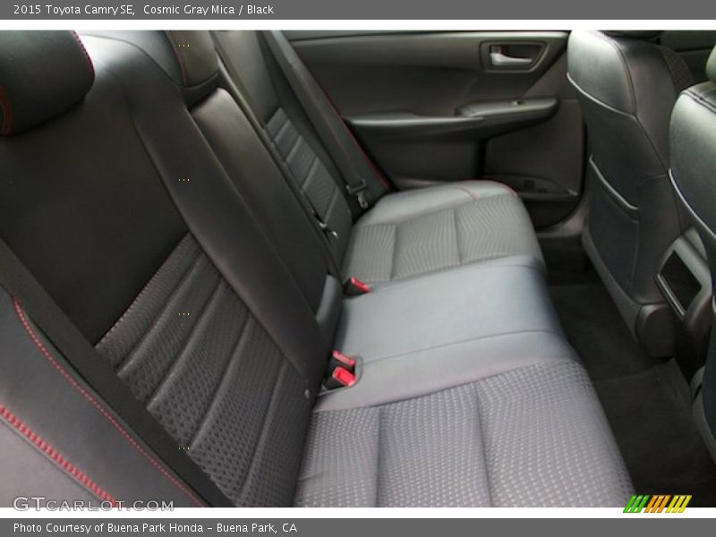 Rear Seat of 2015 Camry SE