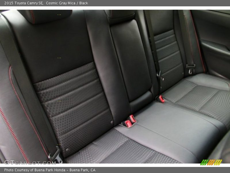 Rear Seat of 2015 Camry SE