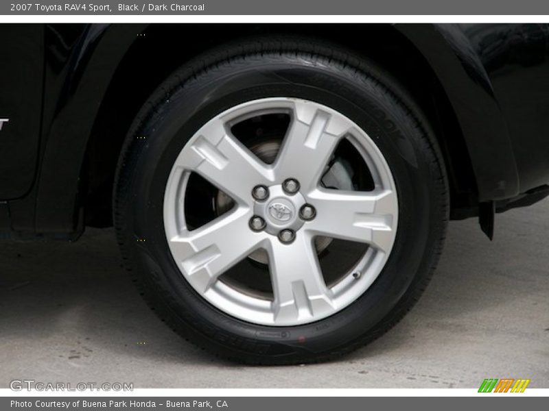 Black / Dark Charcoal 2007 Toyota RAV4 Sport