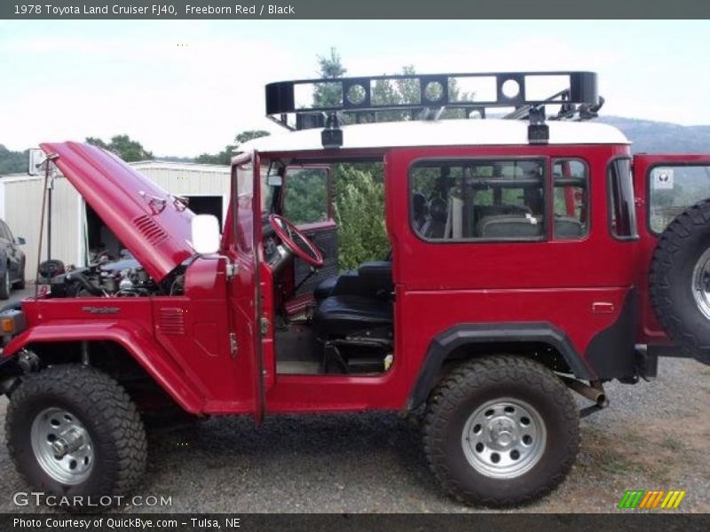  1978 Land Cruiser FJ40 Freeborn Red