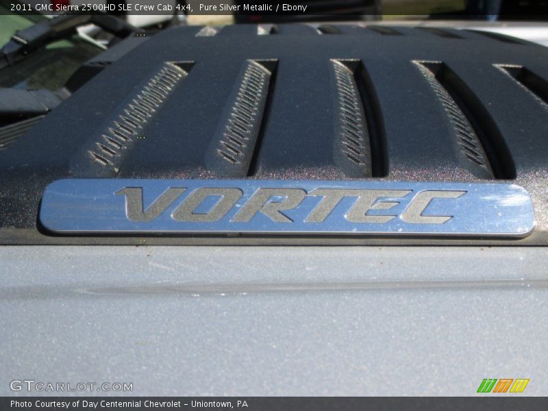 Pure Silver Metallic / Ebony 2011 GMC Sierra 2500HD SLE Crew Cab 4x4
