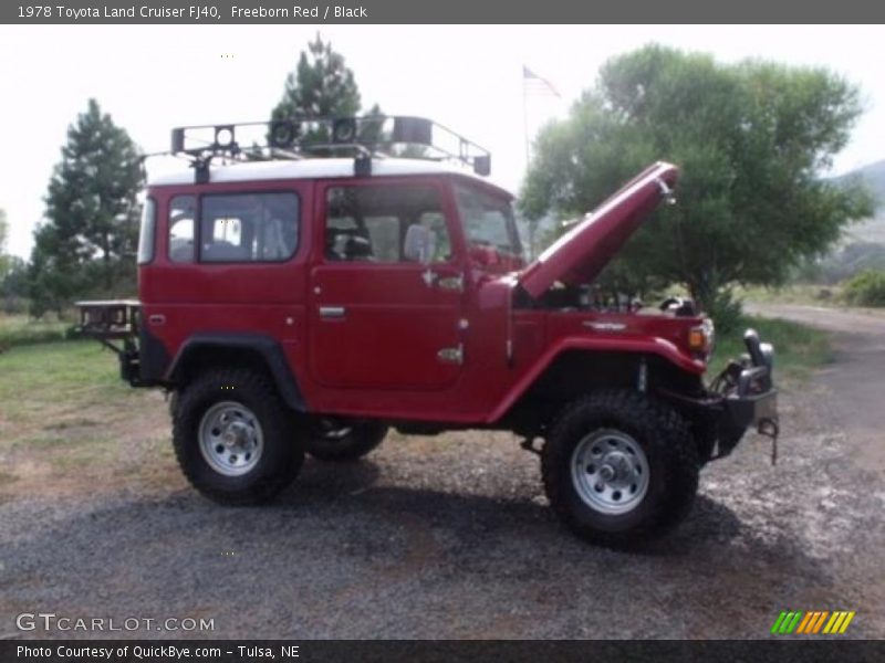 Freeborn Red / Black 1978 Toyota Land Cruiser FJ40