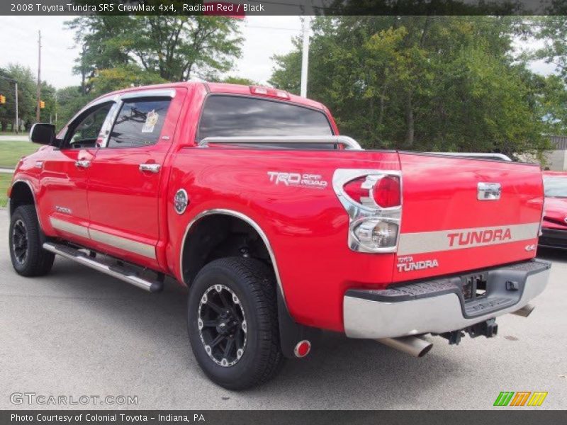 Radiant Red / Black 2008 Toyota Tundra SR5 CrewMax 4x4