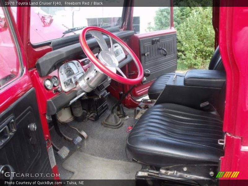  1978 Land Cruiser FJ40 Black Interior