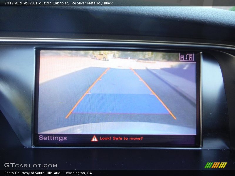 Ice Silver Metallic / Black 2012 Audi A5 2.0T quattro Cabriolet