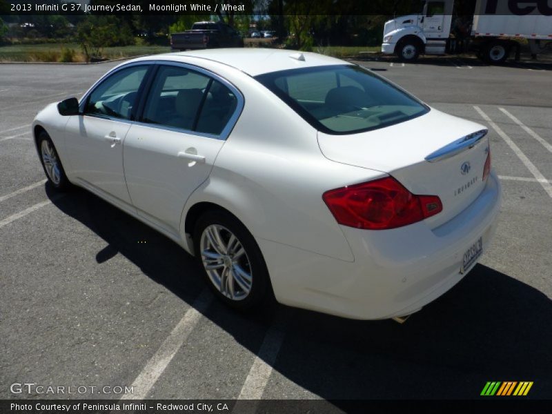 Moonlight White / Wheat 2013 Infiniti G 37 Journey Sedan