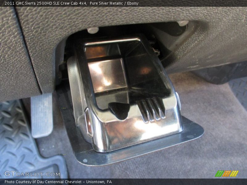 Pure Silver Metallic / Ebony 2011 GMC Sierra 2500HD SLE Crew Cab 4x4