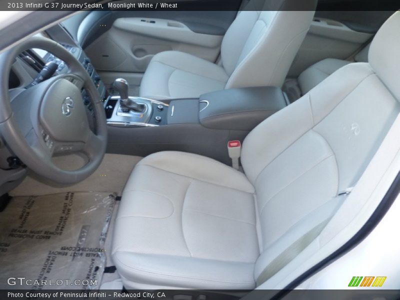 Moonlight White / Wheat 2013 Infiniti G 37 Journey Sedan