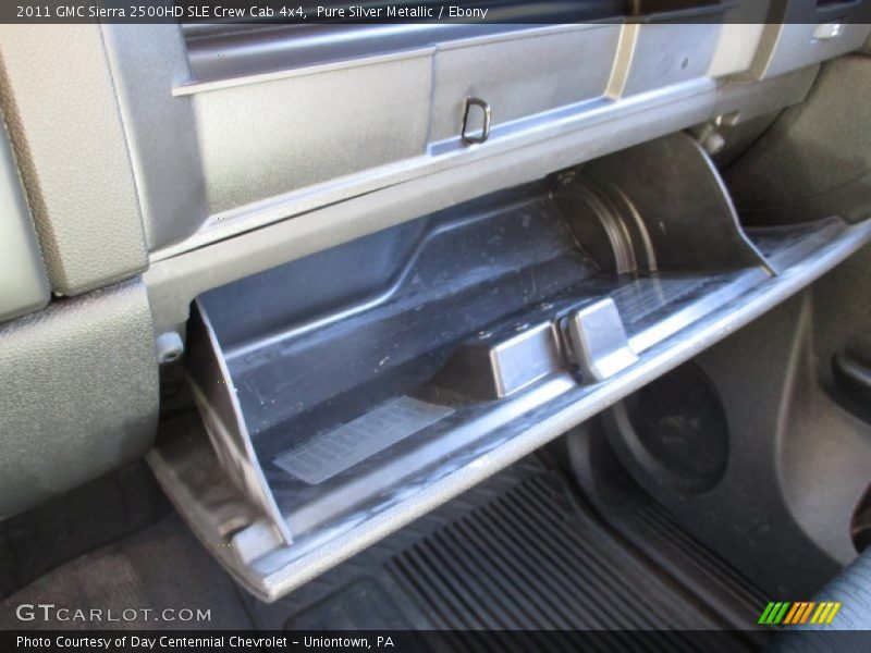 Pure Silver Metallic / Ebony 2011 GMC Sierra 2500HD SLE Crew Cab 4x4