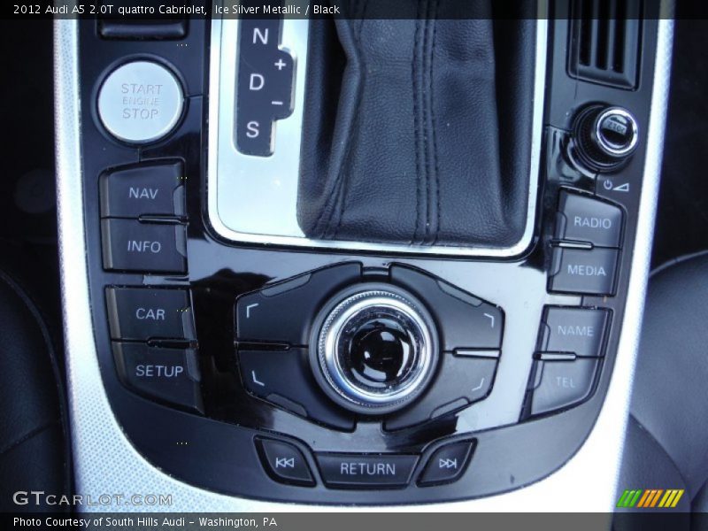 Ice Silver Metallic / Black 2012 Audi A5 2.0T quattro Cabriolet