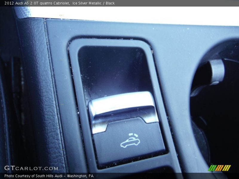 Ice Silver Metallic / Black 2012 Audi A5 2.0T quattro Cabriolet