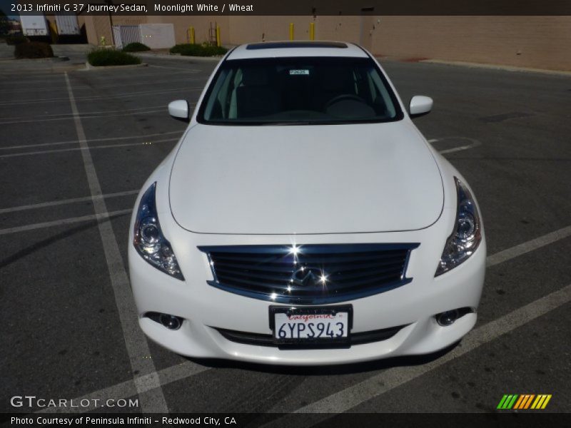 Moonlight White / Wheat 2013 Infiniti G 37 Journey Sedan