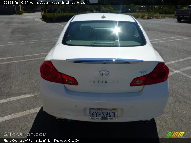 Moonlight White / Wheat 2013 Infiniti G 37 Journey Sedan