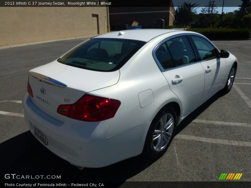 Moonlight White / Wheat 2013 Infiniti G 37 Journey Sedan
