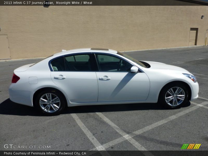 Moonlight White / Wheat 2013 Infiniti G 37 Journey Sedan
