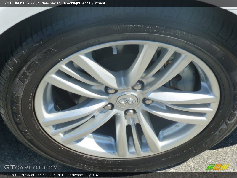 Moonlight White / Wheat 2013 Infiniti G 37 Journey Sedan