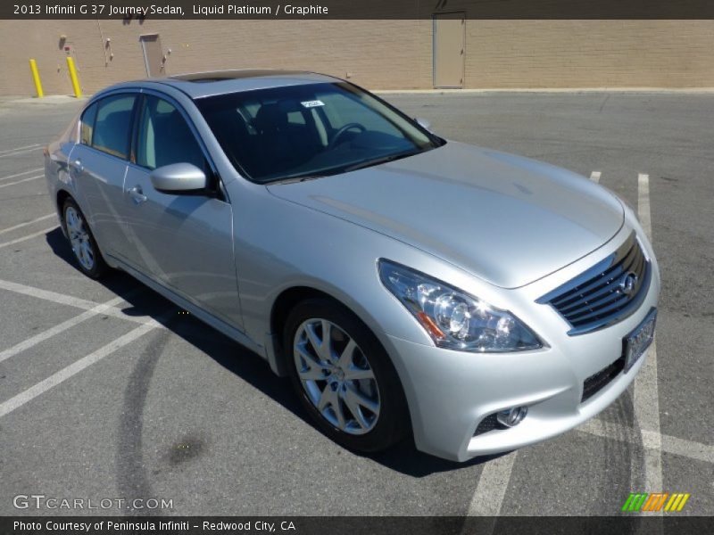Liquid Platinum / Graphite 2013 Infiniti G 37 Journey Sedan