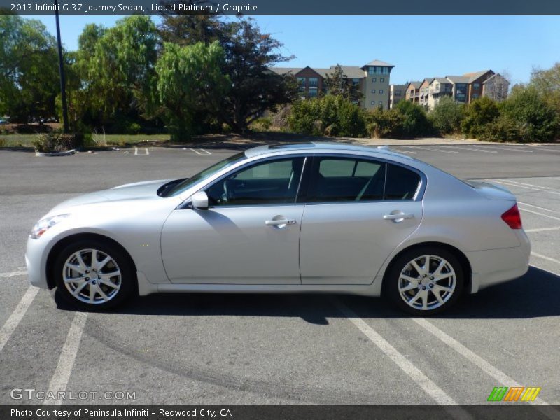 Liquid Platinum / Graphite 2013 Infiniti G 37 Journey Sedan
