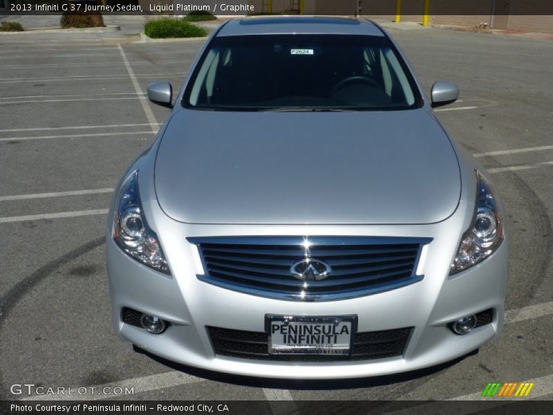 Liquid Platinum / Graphite 2013 Infiniti G 37 Journey Sedan