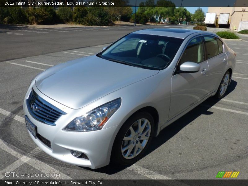 Liquid Platinum / Graphite 2013 Infiniti G 37 Journey Sedan