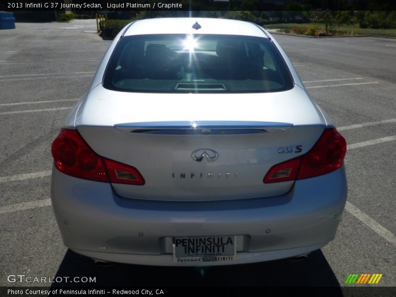 Liquid Platinum / Graphite 2013 Infiniti G 37 Journey Sedan