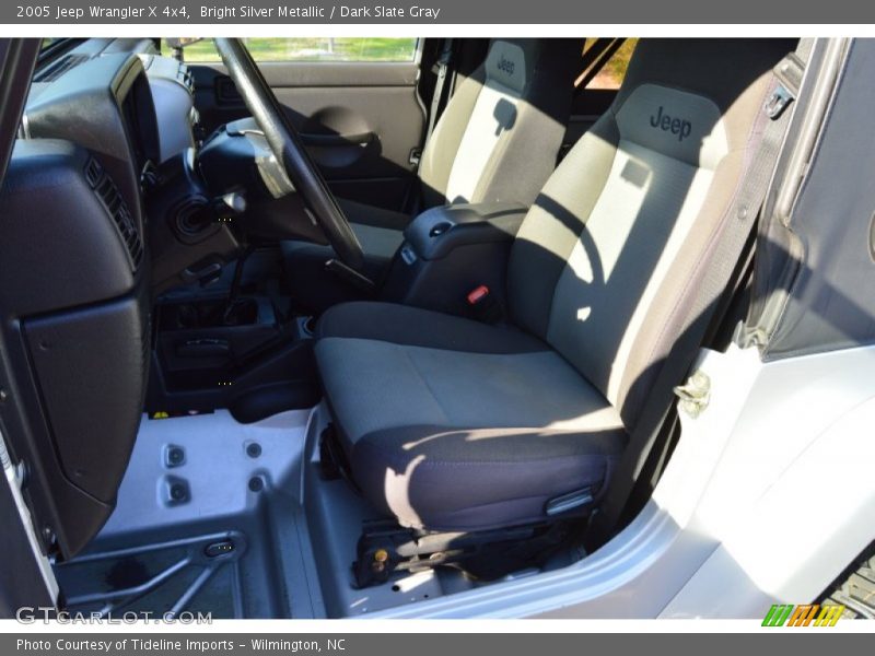 Bright Silver Metallic / Dark Slate Gray 2005 Jeep Wrangler X 4x4