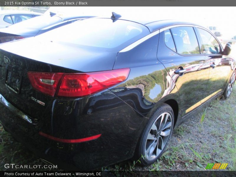 Ebony Black / Black 2015 Kia Optima SX Turbo