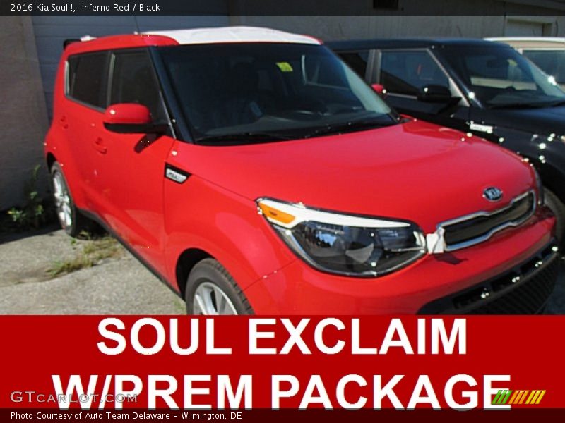 Inferno Red / Black 2016 Kia Soul !