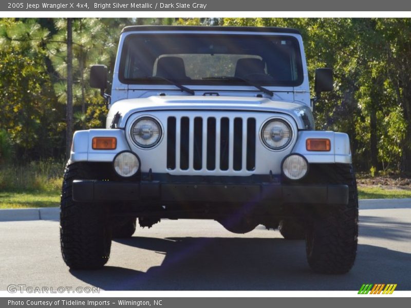 Bright Silver Metallic / Dark Slate Gray 2005 Jeep Wrangler X 4x4
