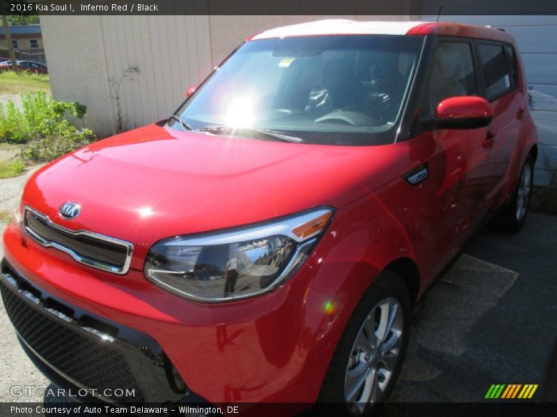Inferno Red / Black 2016 Kia Soul !