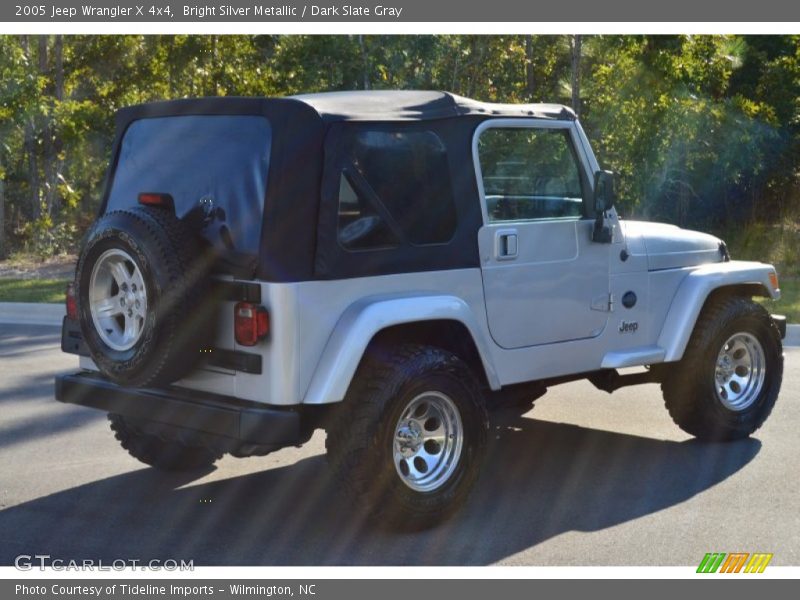 Bright Silver Metallic / Dark Slate Gray 2005 Jeep Wrangler X 4x4