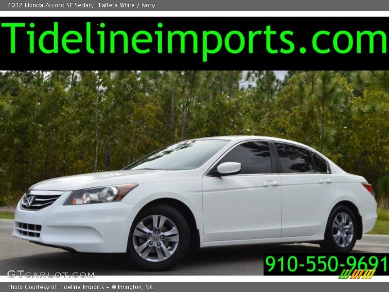 Taffeta White / Ivory 2012 Honda Accord SE Sedan