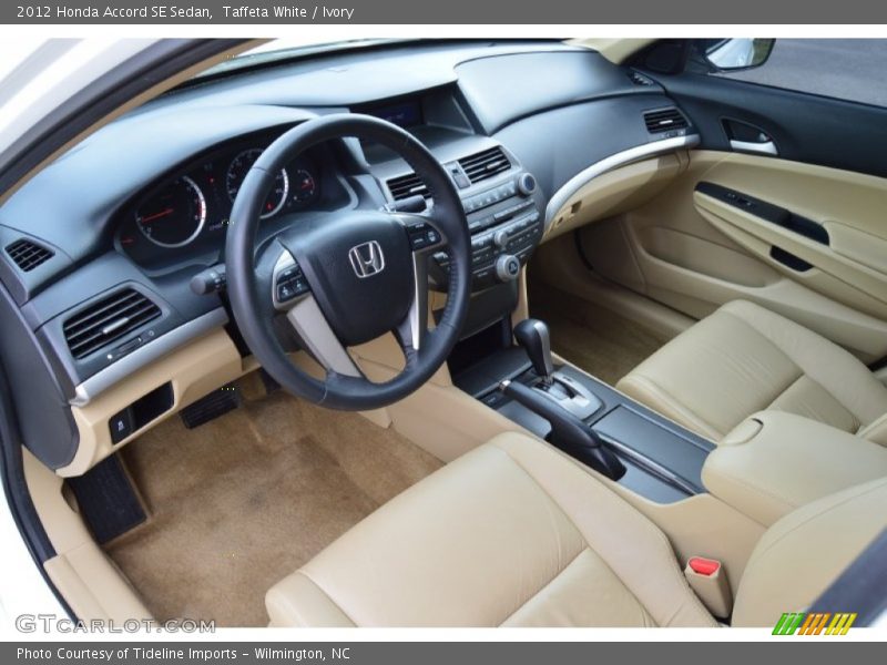  2012 Accord SE Sedan Ivory Interior