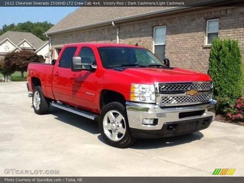 Front 3/4 View of 2012 Silverado 2500HD LTZ Crew Cab 4x4