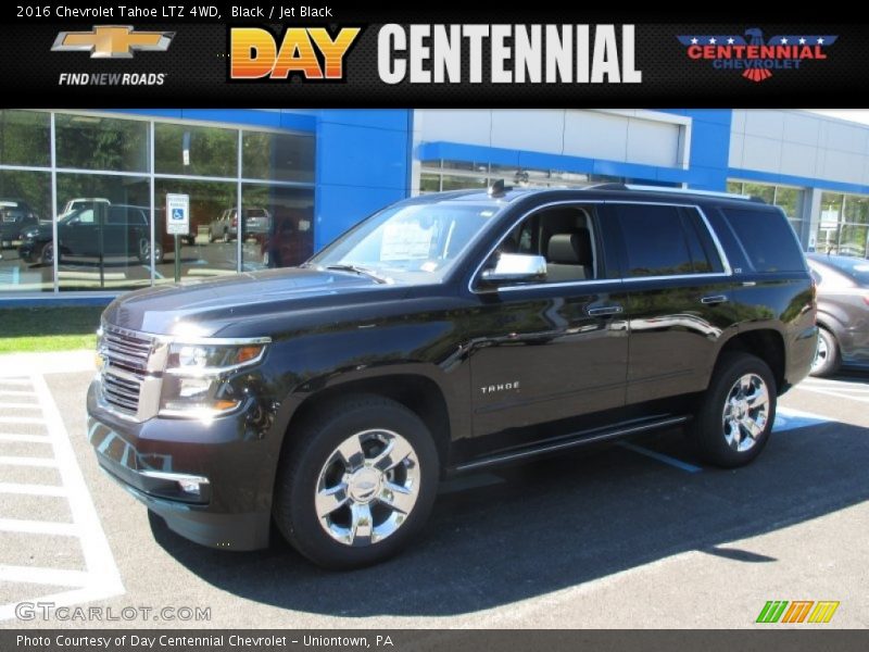 Black / Jet Black 2016 Chevrolet Tahoe LTZ 4WD