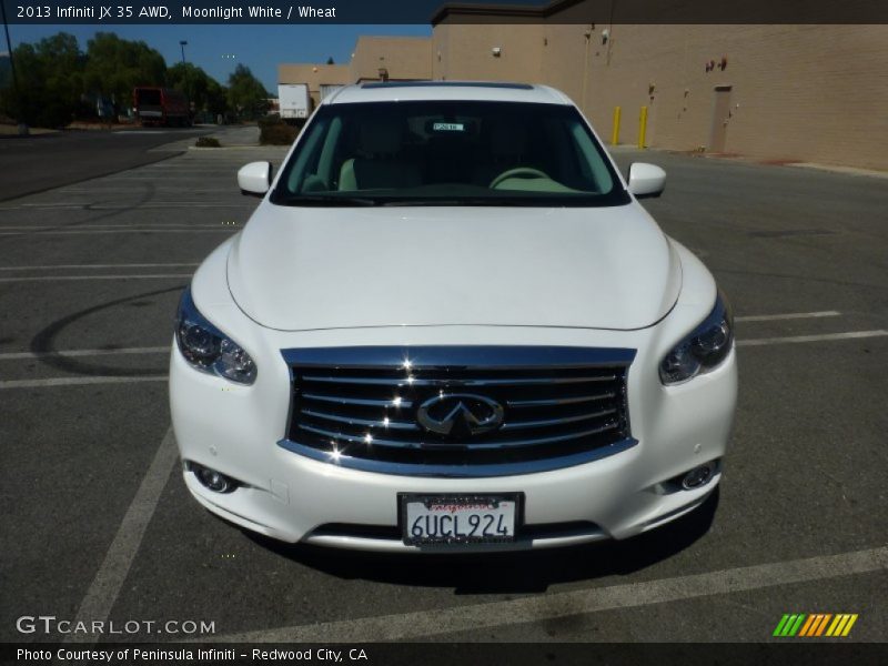 Moonlight White / Wheat 2013 Infiniti JX 35 AWD