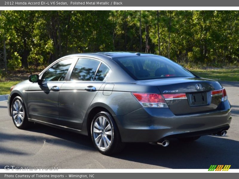 Polished Metal Metallic / Black 2012 Honda Accord EX-L V6 Sedan