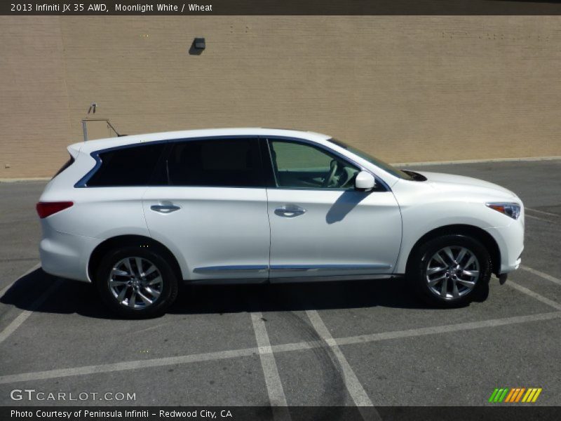 Moonlight White / Wheat 2013 Infiniti JX 35 AWD