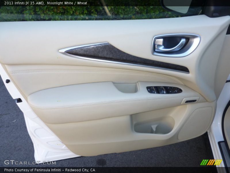 Moonlight White / Wheat 2013 Infiniti JX 35 AWD