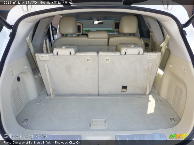 Moonlight White / Wheat 2013 Infiniti JX 35 AWD