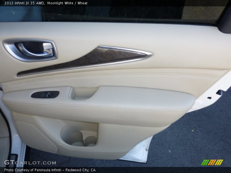 Moonlight White / Wheat 2013 Infiniti JX 35 AWD