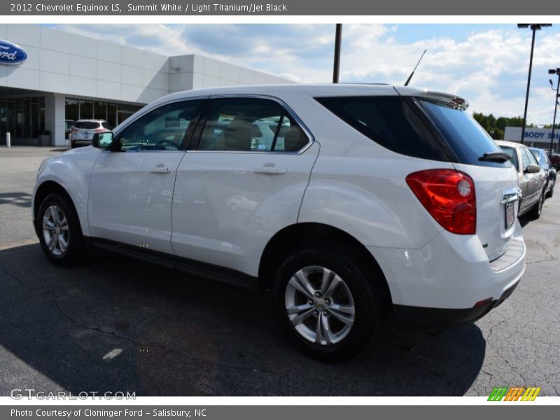 Summit White / Light Titanium/Jet Black 2012 Chevrolet Equinox LS