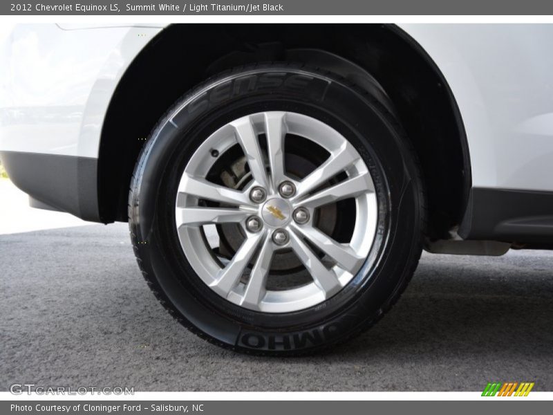 Summit White / Light Titanium/Jet Black 2012 Chevrolet Equinox LS