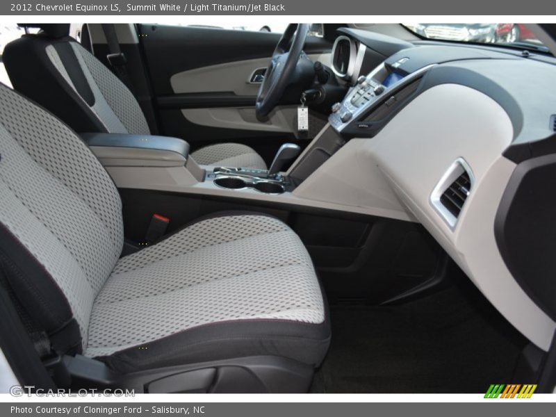 Summit White / Light Titanium/Jet Black 2012 Chevrolet Equinox LS